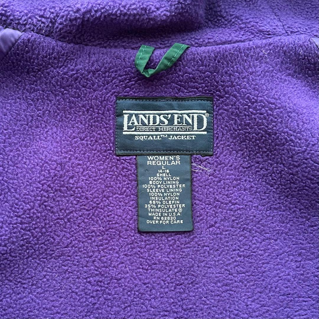 希少 名作 90s USA製 LANDS'END SQUALL JACKET