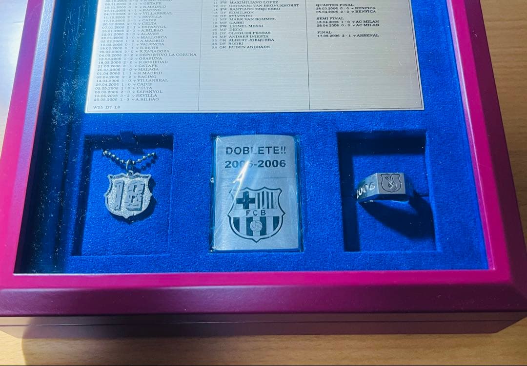 FC Barcelona FCバルセロナ2005-2006 記念セット
