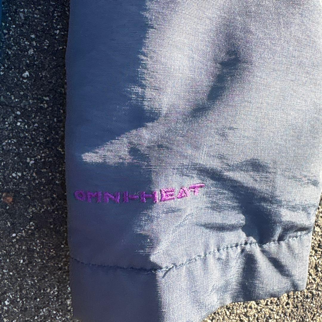 【極暖】Columbia ダウンジャケット　オムニヒート　ファー　フード　古着