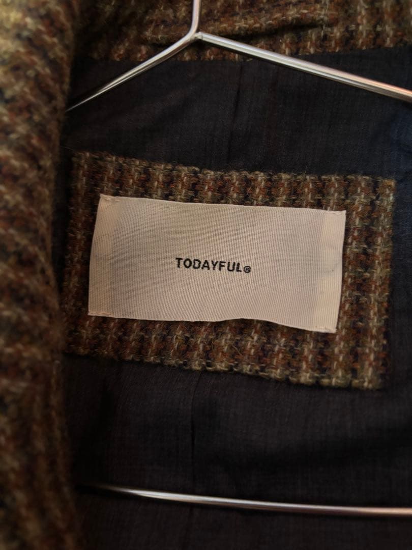 ジャケット・アウター TODAYFUL Wool100% Check Jacket
