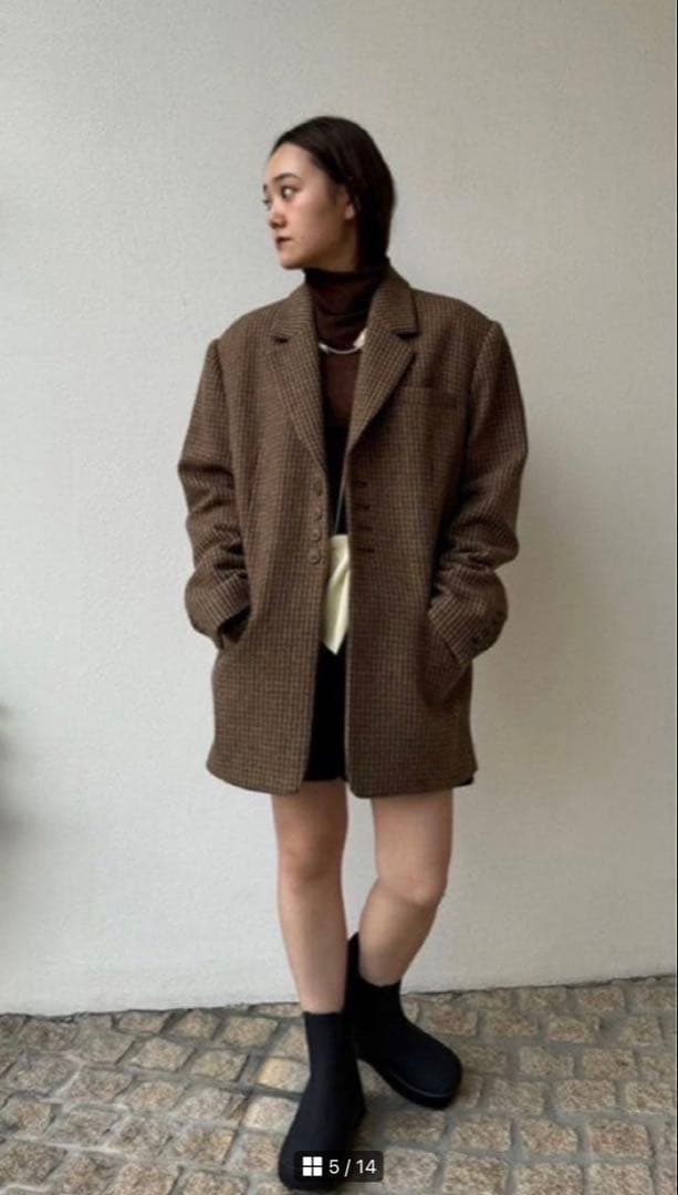 ジャケット・アウター TODAYFUL Wool100% Check Jacket