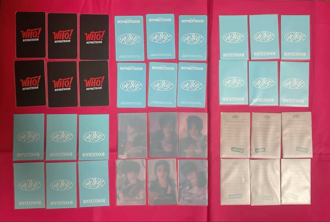 BOYNEXTDOOR ボイネク　ボネクド トレカセット japan限定