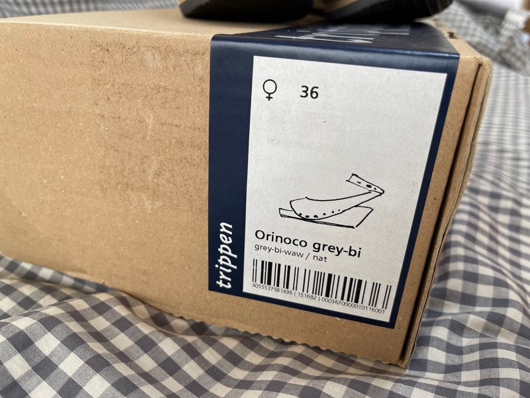 【未使用】トリッペン　orinoco グレー　36