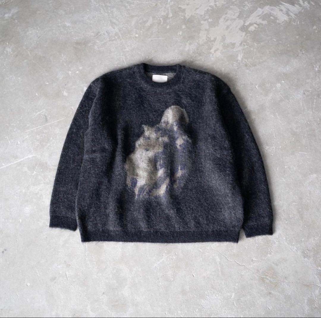 YOKE モヘアニット carol 別注Ben JQ Crew neck