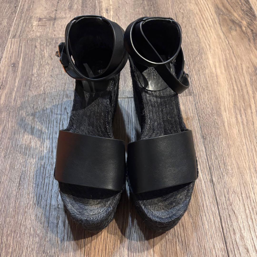 HERMES エルメス　ティヴォリ　ウェッジソールサンダル　36