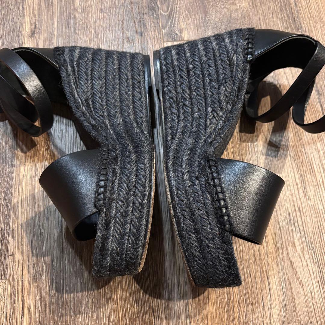 HERMES エルメス　ティヴォリ　ウェッジソールサンダル　36