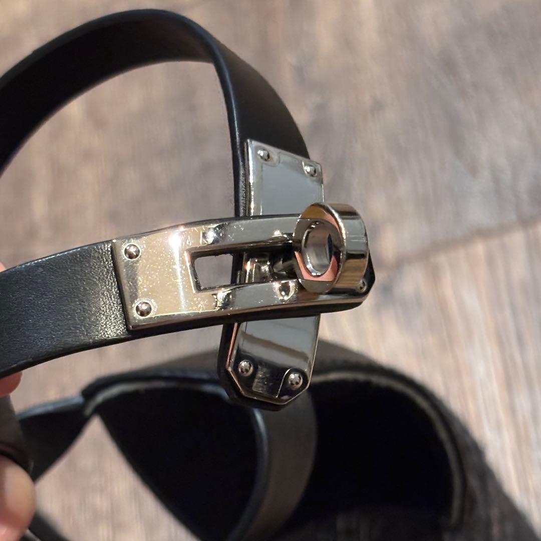 HERMES エルメス　ティヴォリ　ウェッジソールサンダル　36