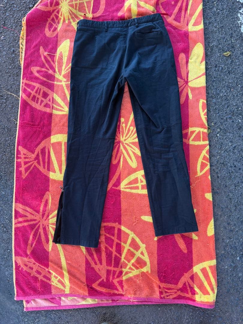 prada sport archive 裾zip フレア　パンツ