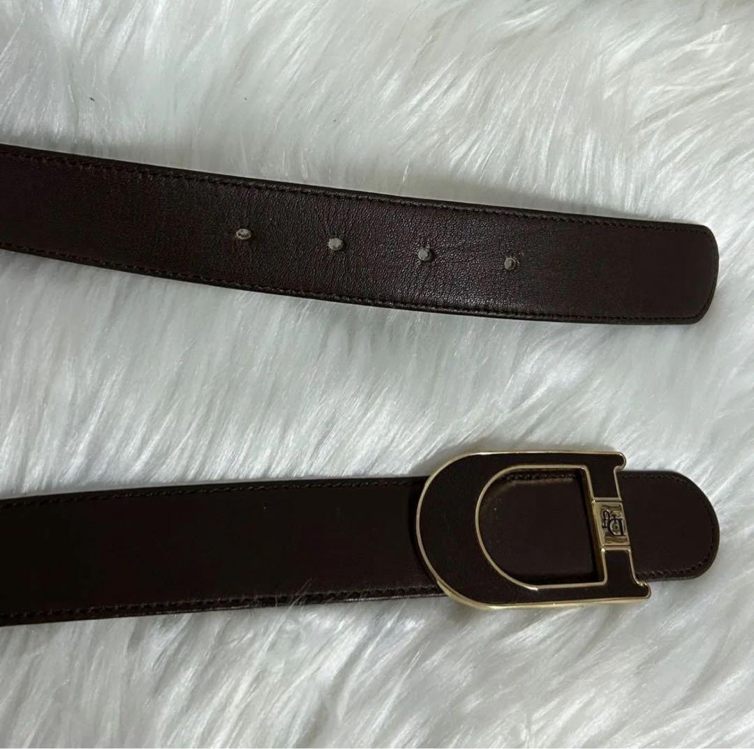 ディオール ベルト ブラウン Dバックル