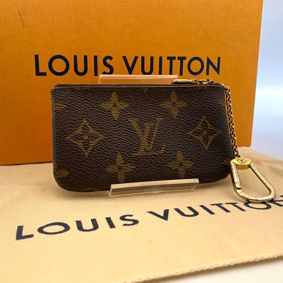 ルイヴィトン モノグラム ポシェットクレ ケース 小銭入れ チェーン