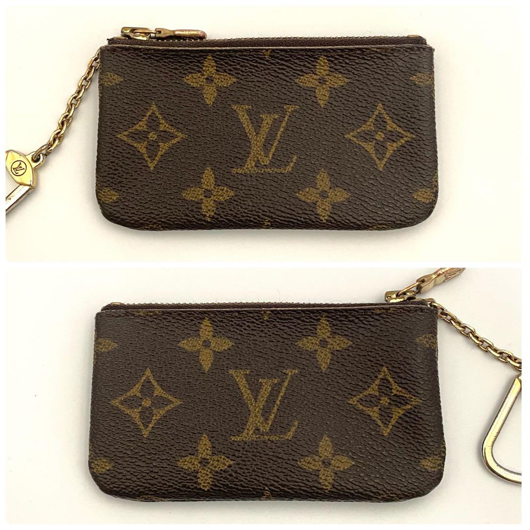 ルイヴィトン モノグラム ポシェットクレ ケース 小銭入れ チェーン