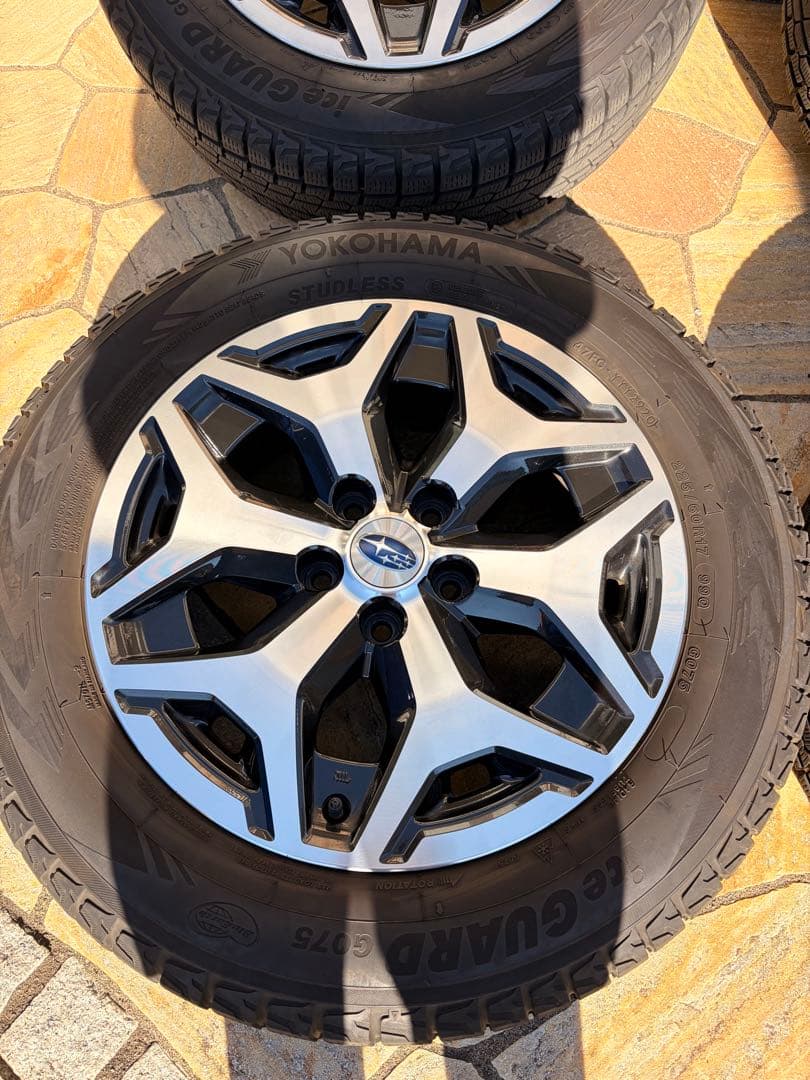 送料込み！SKフォレスター ヨコハマ17インチ スタッドレスタイヤ&ホイール