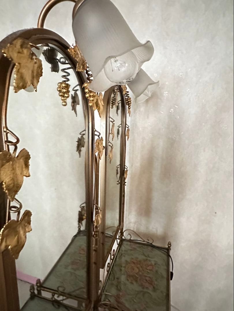 アンティーク調 アイアンフレームドレッサー