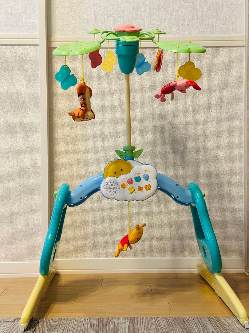 【完品】くまのプーさん えらべる回転6wayジムにへんしんメリー プーメリー