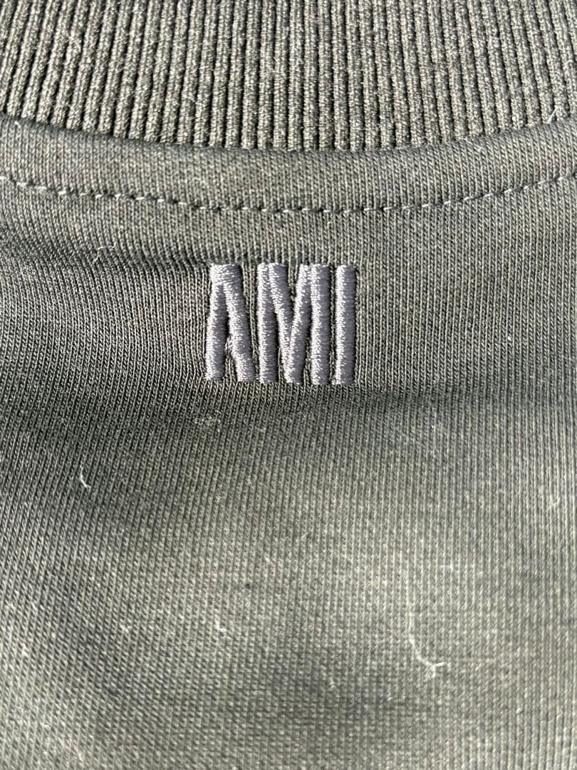 ami paris アミパリス　スウェット　ボクシーフィットブラック　XLサイズ