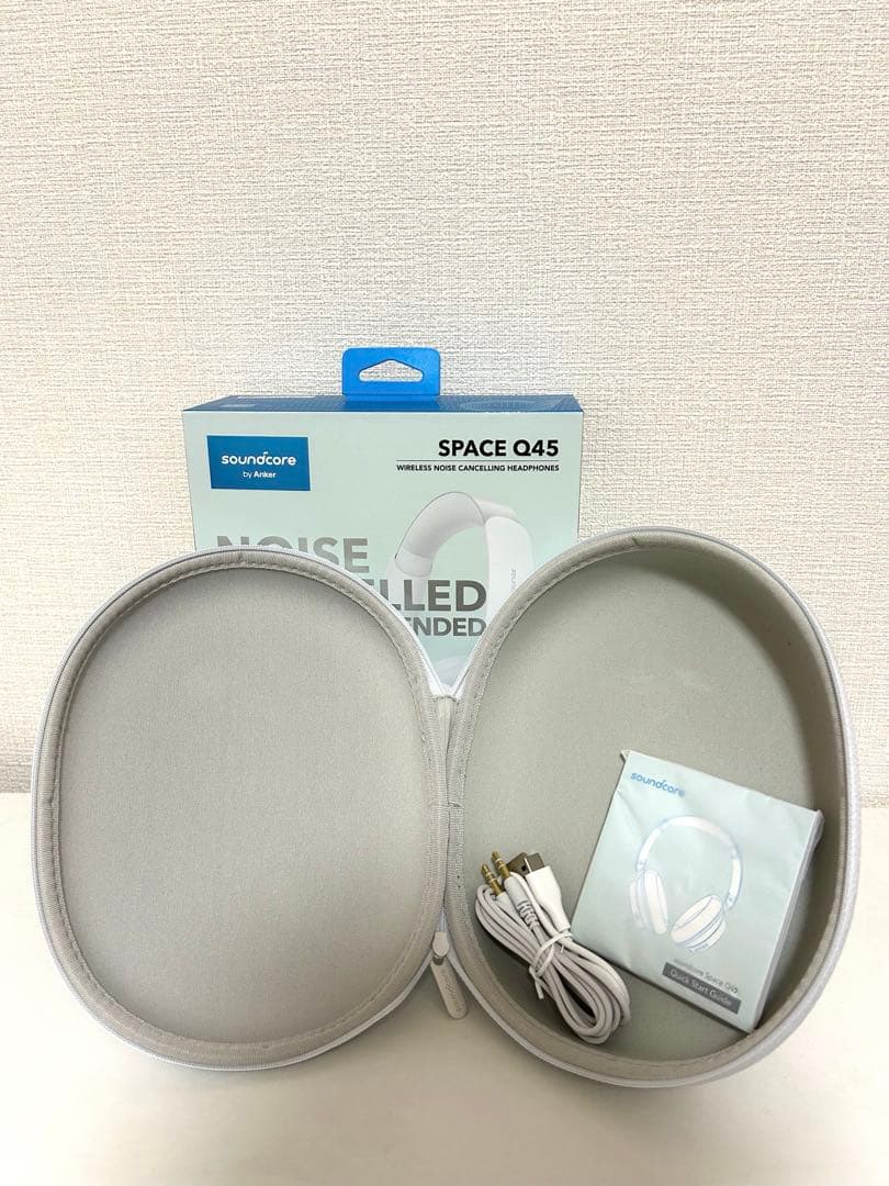 【極美品】Anker Soundcore Space Q45（ホワイト)
