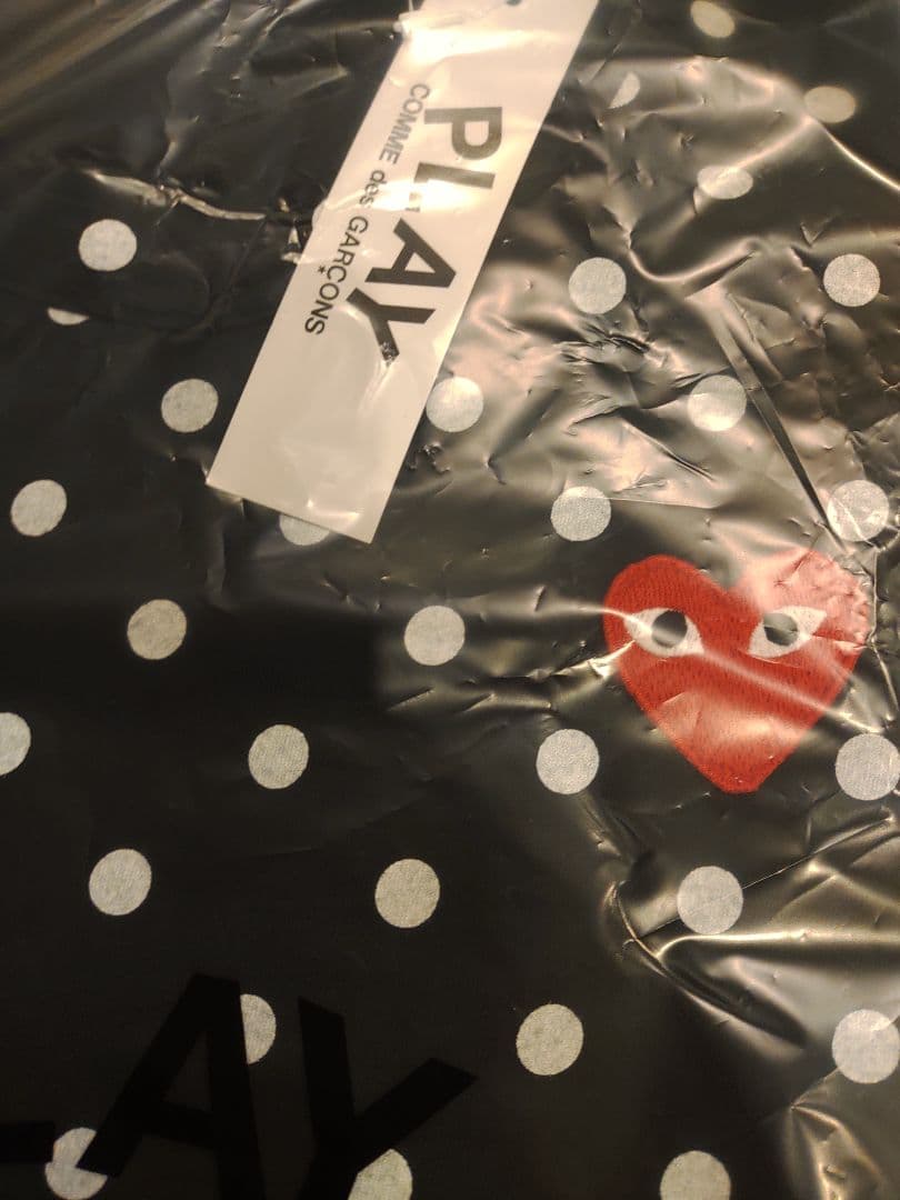 XS コムデギャルソン　PLAY ドット柄 長袖TシャツXS サイズ