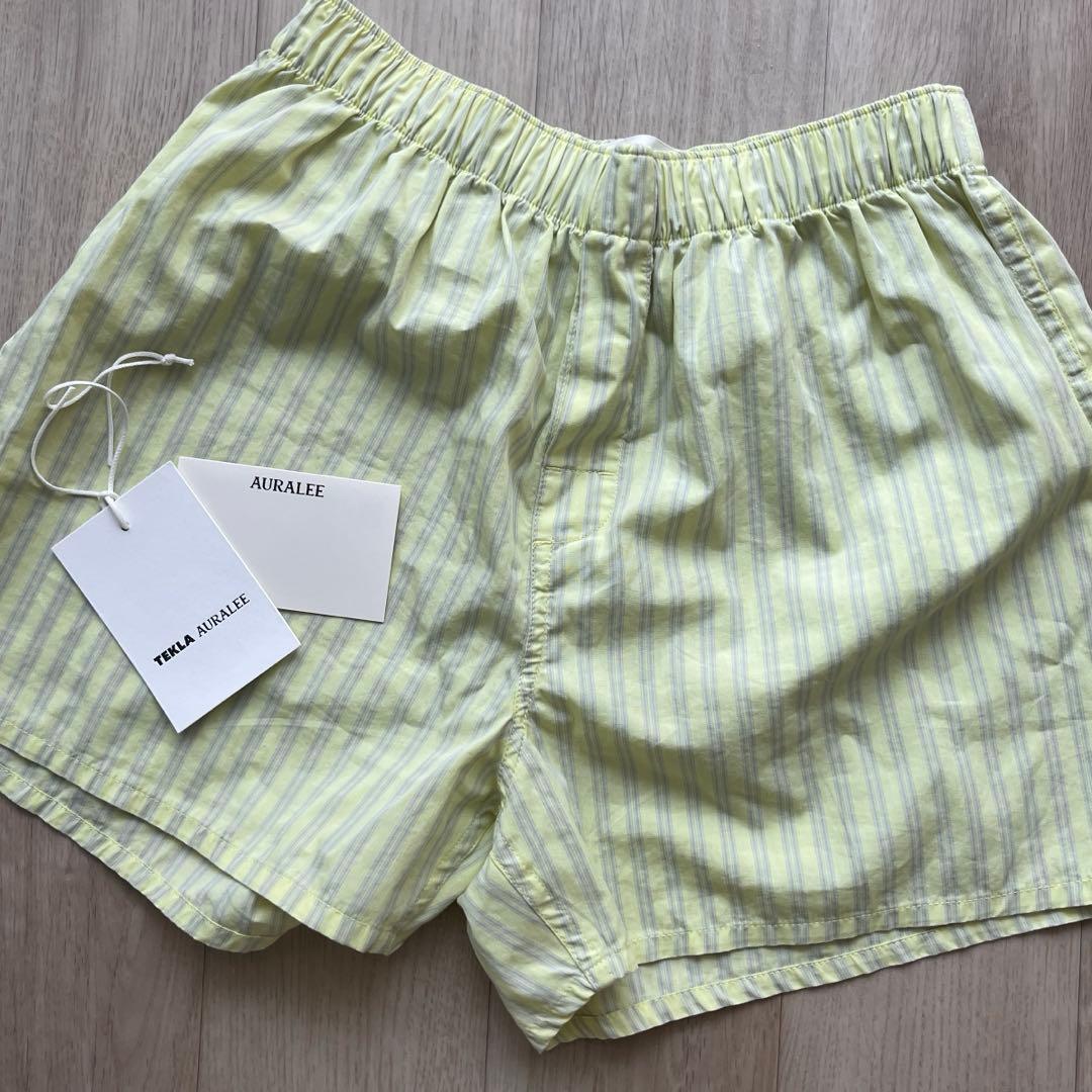 auralee×TEKLA Boxer shorts ショートパンツ