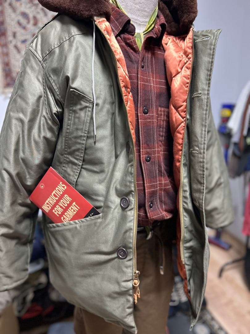 こ*ゃ様 現行¥396000 リアルマッコイズ　B-9 ダウン　フライトジャケッ