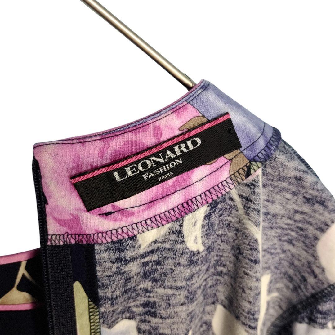 ☆ LEONARD レオナール ローズ柄 長袖 カットソー ☆