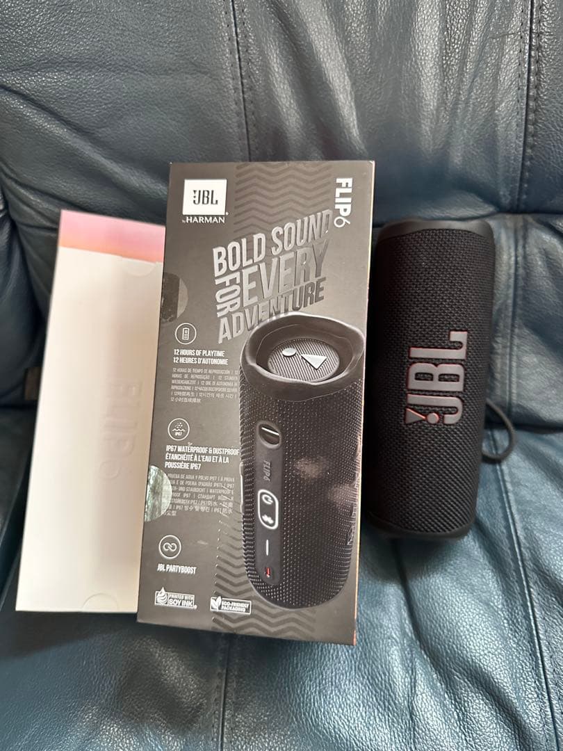 JBL FLIP6 ワイヤレススピーカー　ブラック