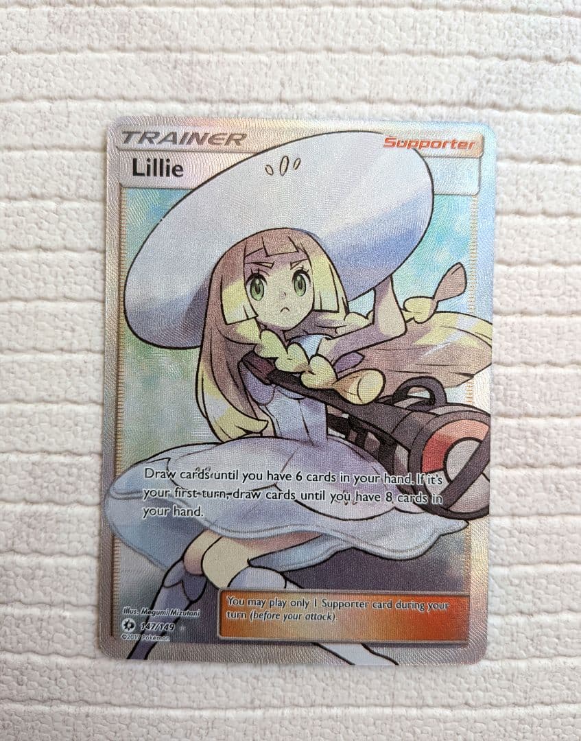 ポケカ　帽子　リーリエSR コレクションムーン 海外　英語