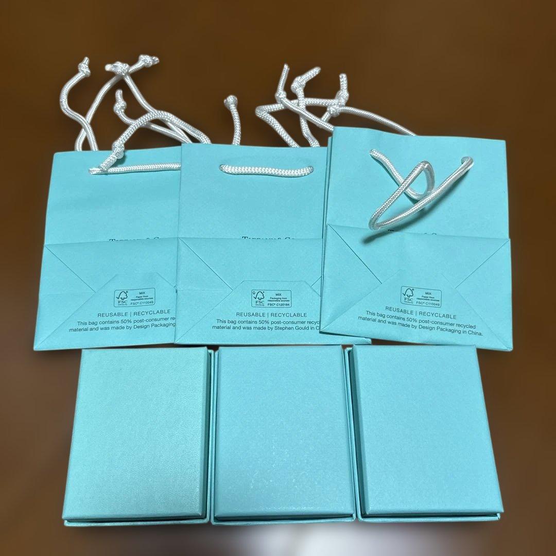 ティファニー　Tiffany & Co. 空箱　巾着　袋 ショッパー　3個