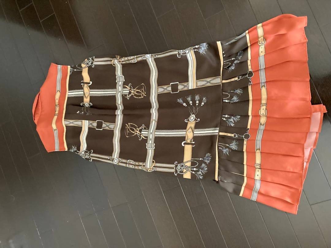 グレースクラス ベルトモチーフシャツワンピース