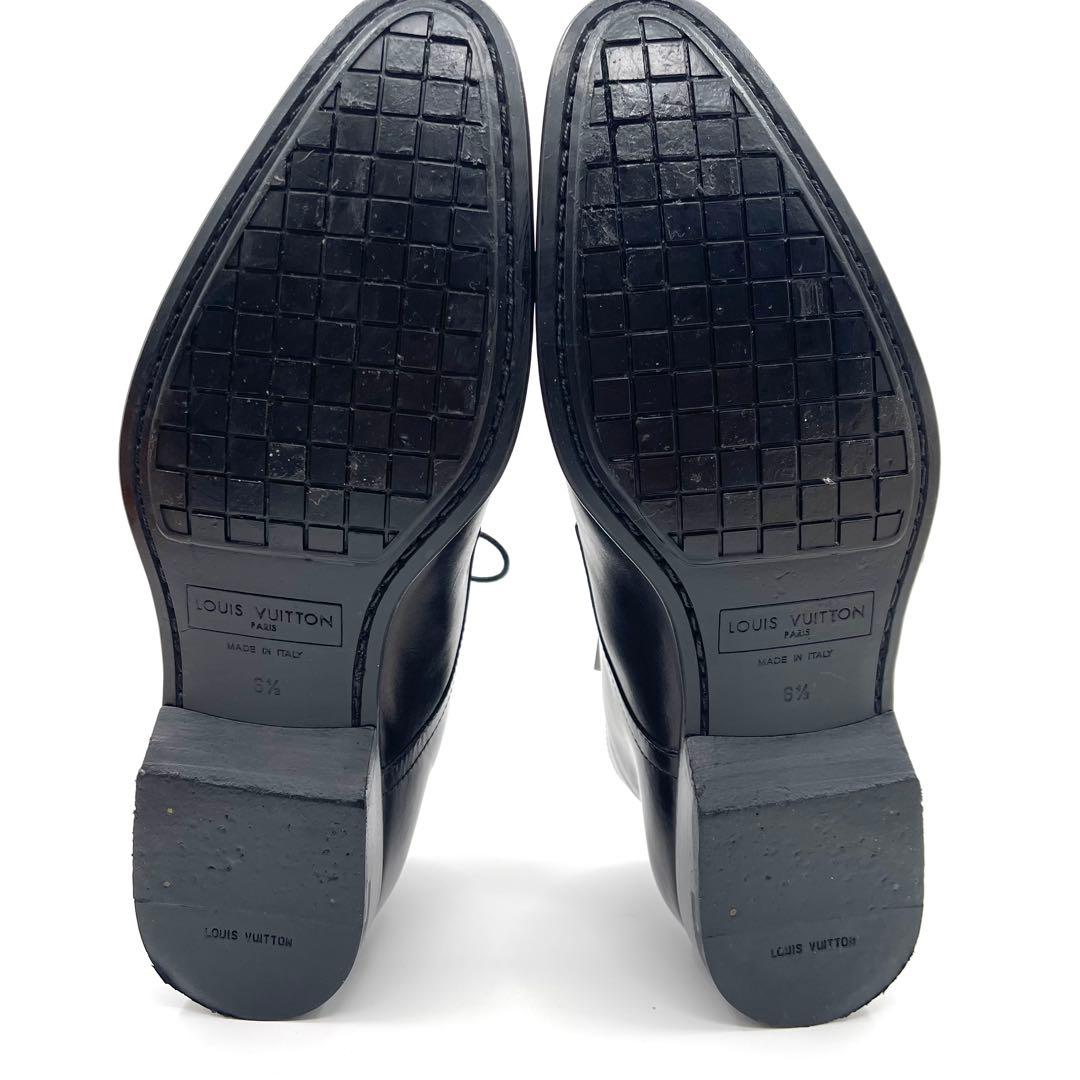 美品！　ルイヴィトン　 レザー ブーツ 　６ 25.5ｃｍ　572