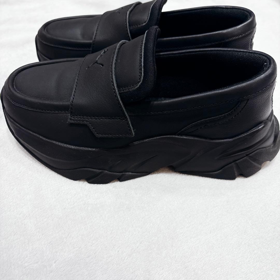 美品★ PUMA プーマ ウィメンズ ローファー　22cm 黒　ブラック