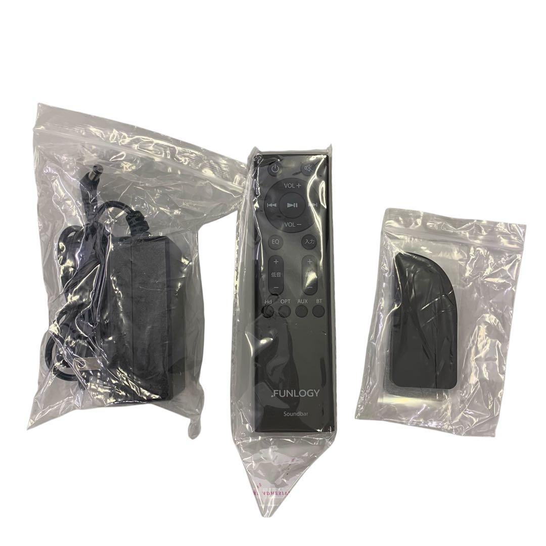 【開封・未使用】FUNLOGY サウンドバー スピーカー ブラック テレビ 音響