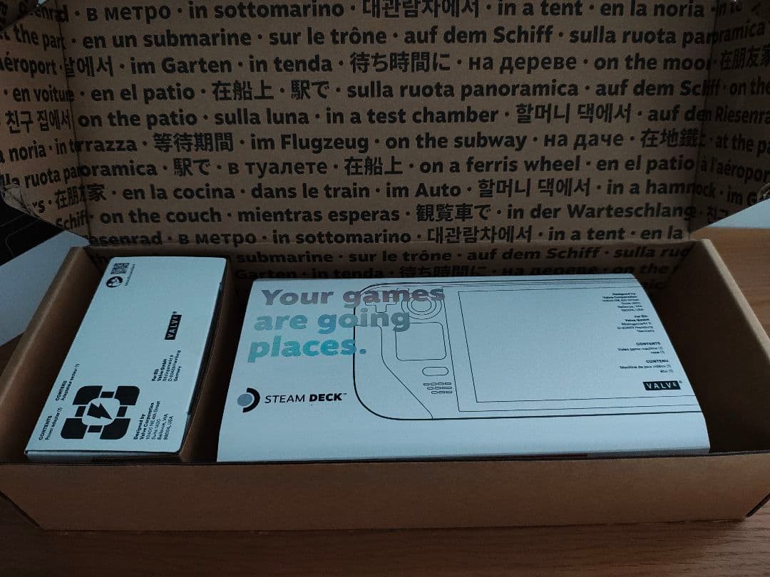 その他 SteamDeck 64GB LCD + MicroSD 512GB