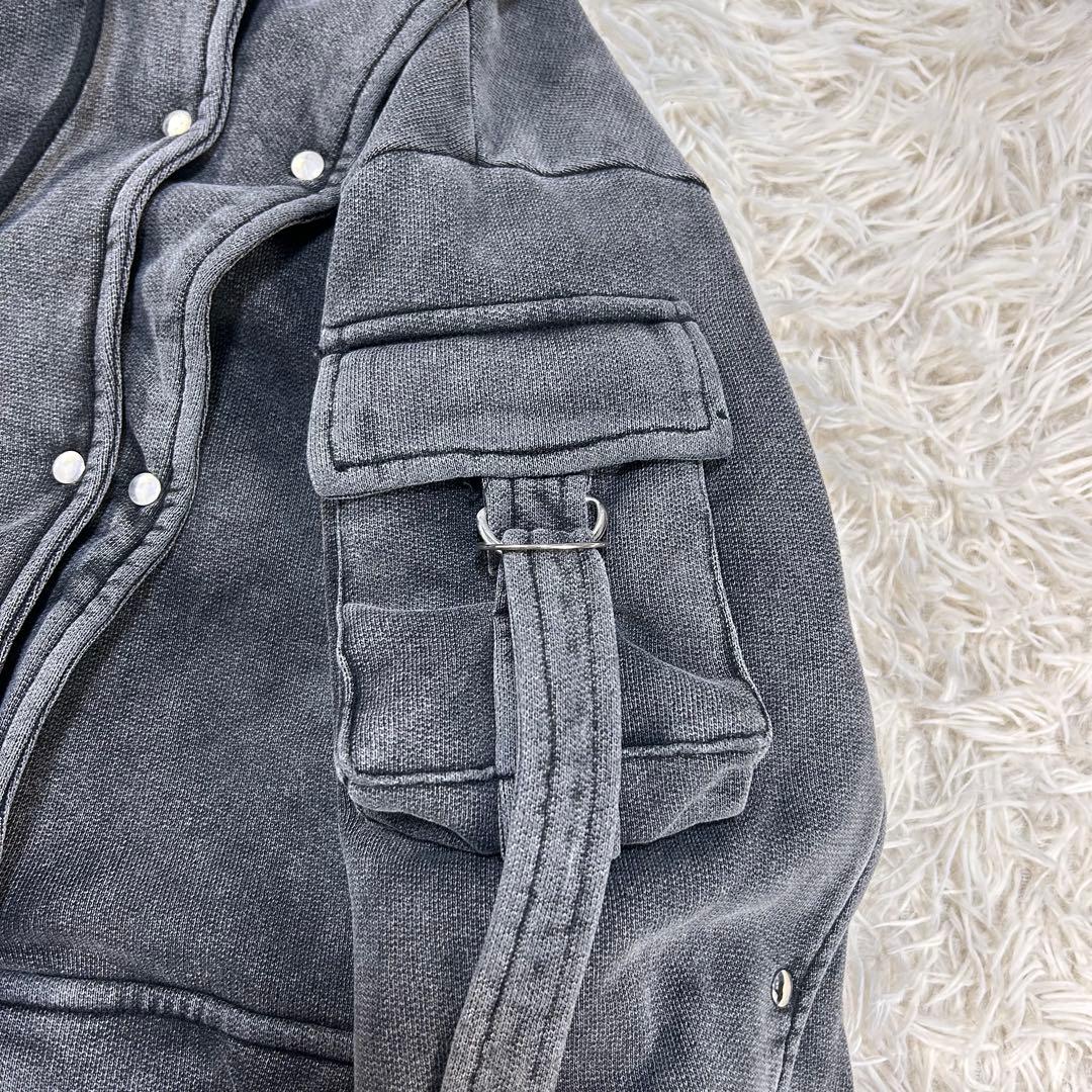 完売品 REFLEM ヘビーレイヤードZIPパーカー グレー