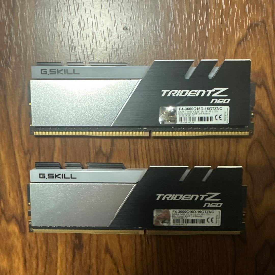 G.SKILL Trident Z Neo DDR4 8GB×4枚 計32GB