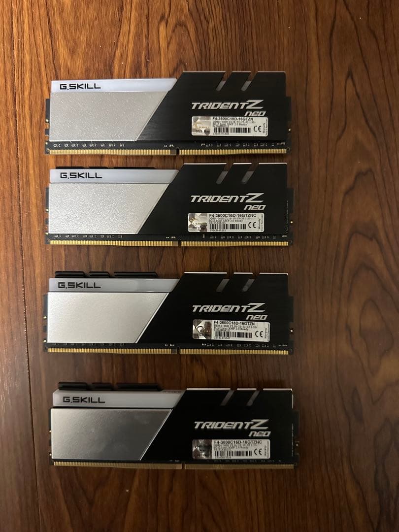 G.SKILL Trident Z Neo DDR4 8GB×4枚 計32GB