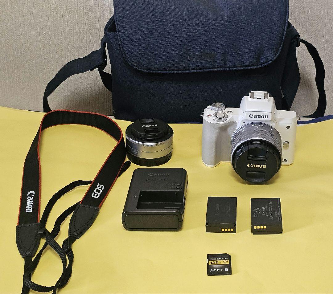 Canon EOS M ホワイト ミラーレスカメラ