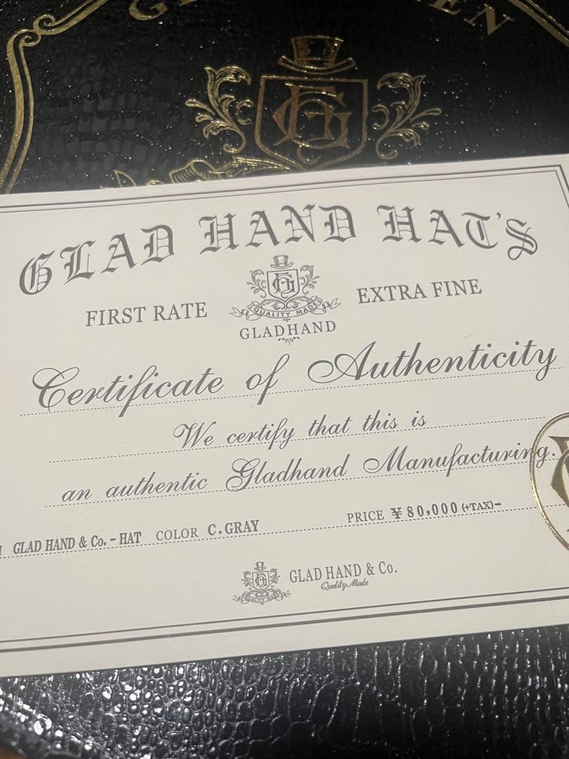 gladhand John GビーバーハットTHE FAT HATTER