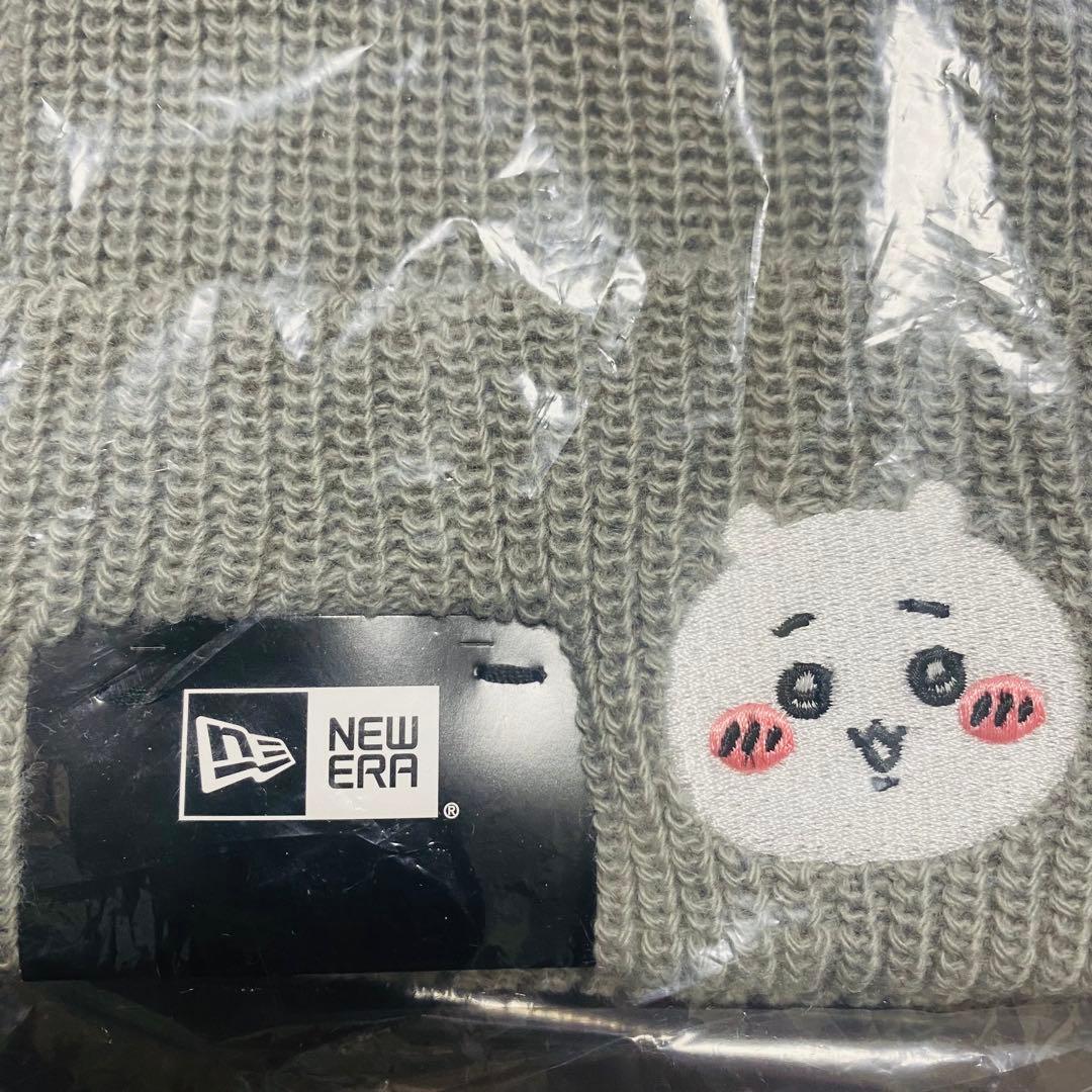 ちいかわ ニューエラ　ニット帽NEW ERA® 黒・グレー・ピンク、3色セット