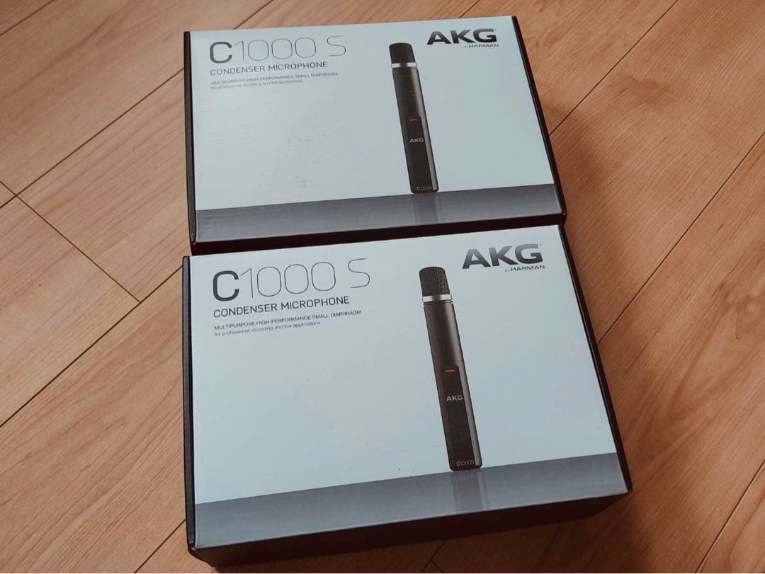 【一回使用　美品】AKG C1000S コンデンサーマイク 2個