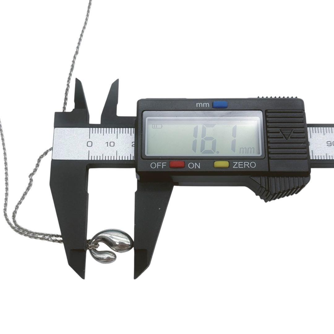 美品◎ティファニー ダブルティアドロップ ネックレス ペンダント シルバー925