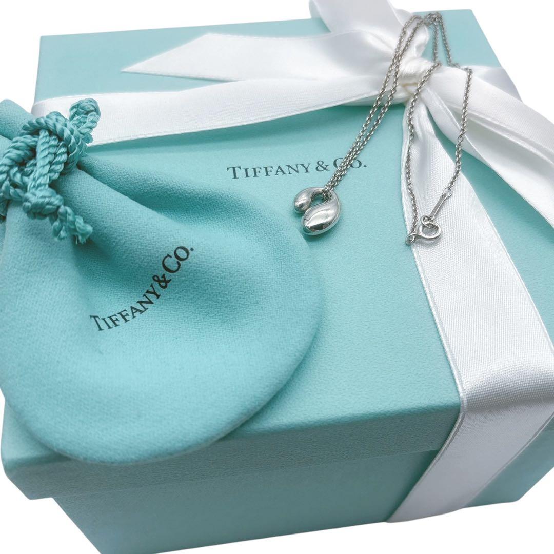 美品◎ティファニー ダブルティアドロップ ネックレス ペンダント シルバー925