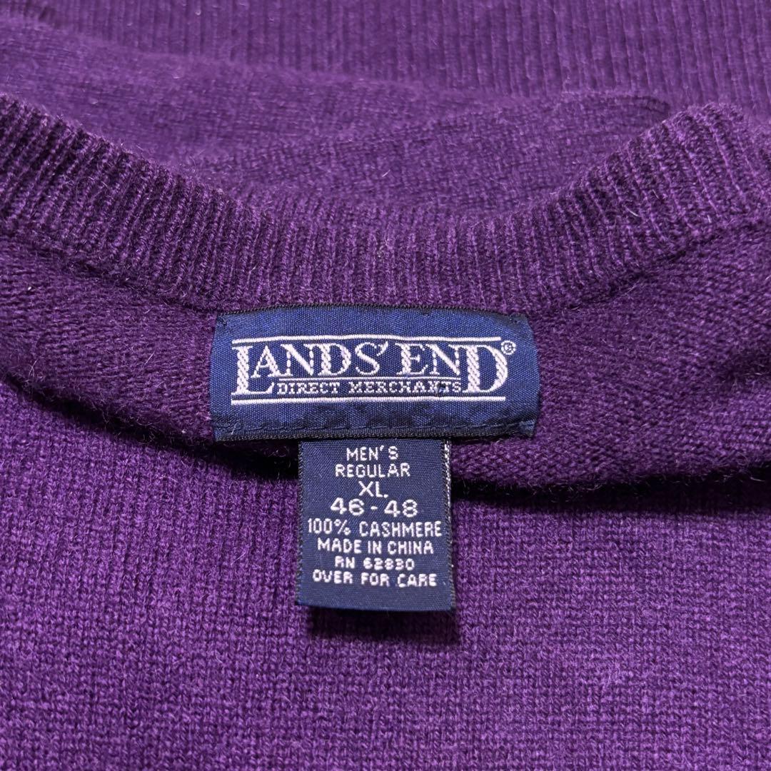 希少　90s LAND'S END ランズエンド ニット セーター カシミア