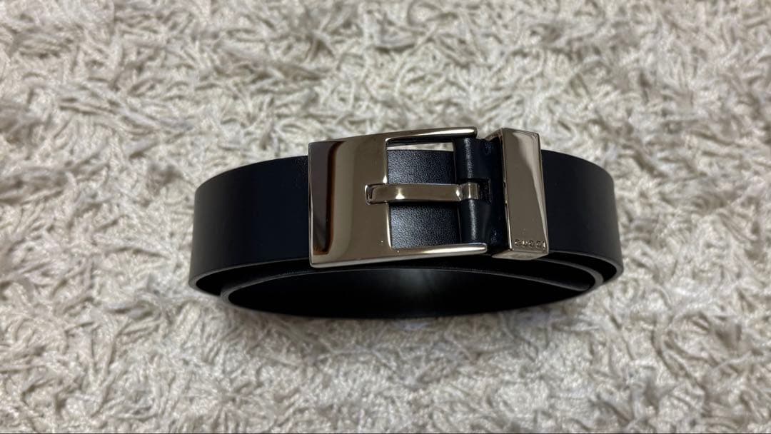 GUCCI ブラック ベルト 40