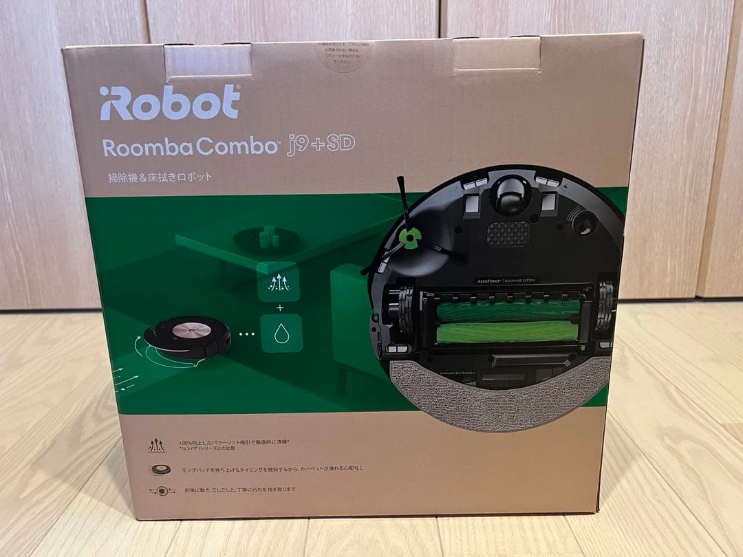 新品　未開封　iRobot Roomba Combo j9+SD 本体　ルンバ