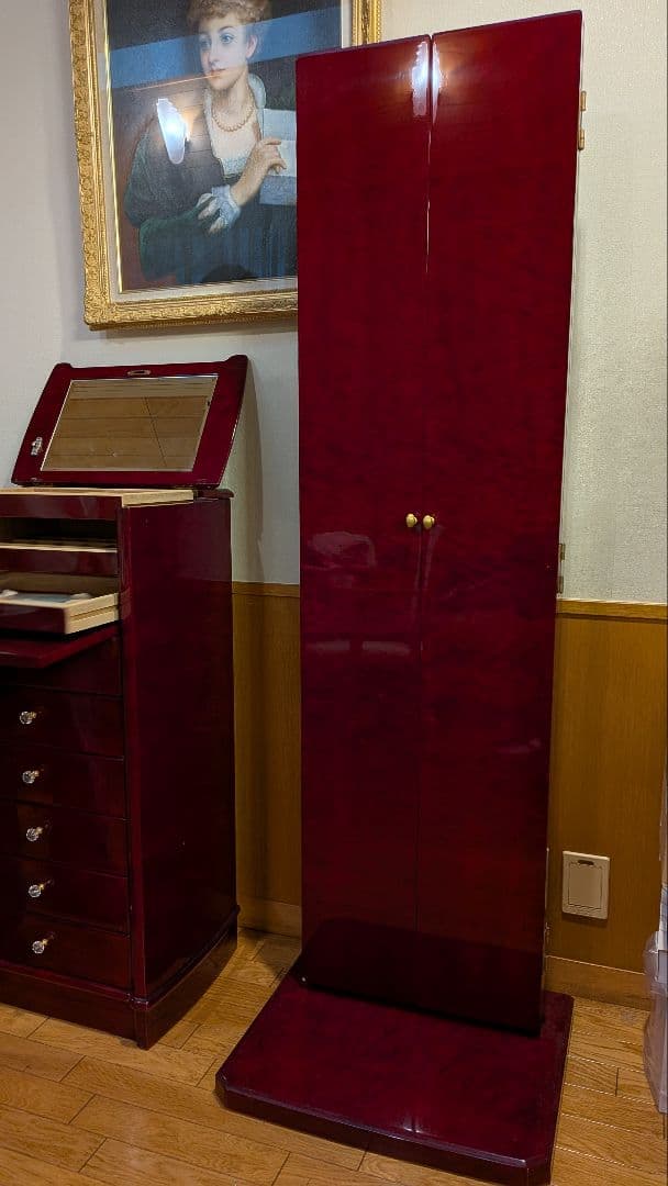 高級三面鏡　姿見　三越購入