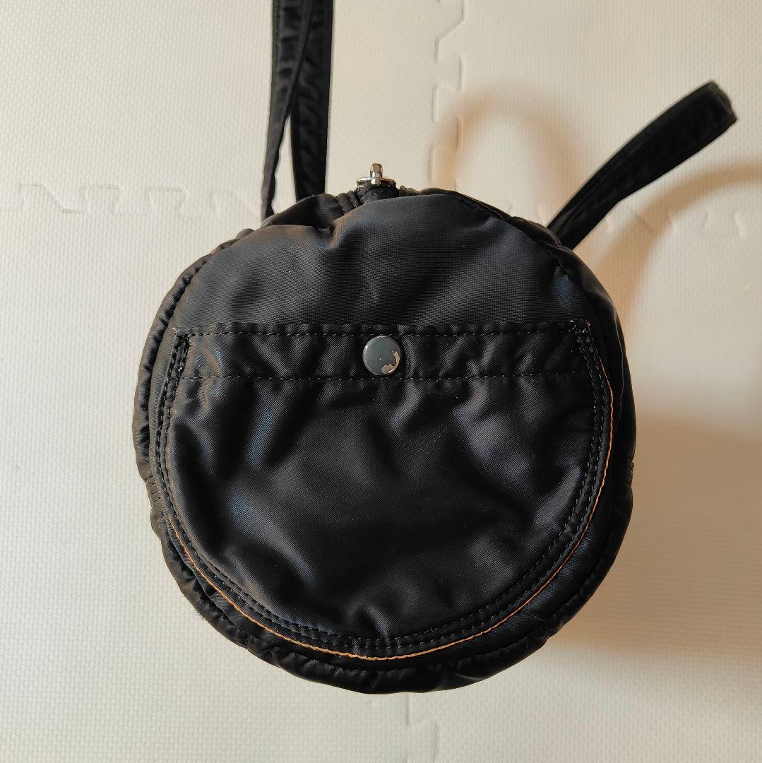 PORTER タンカー ドラムバッグ ミニボストン　ナイロン　黒　ブラック