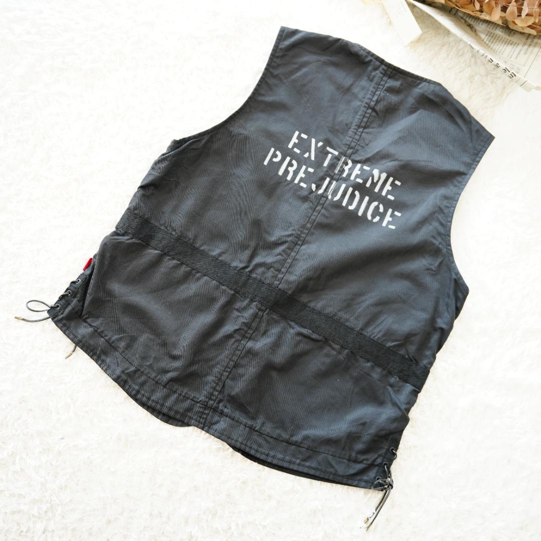 【美品】WTAPS　ダブルタップス　リネン混ミリタリーベスト　ブラック