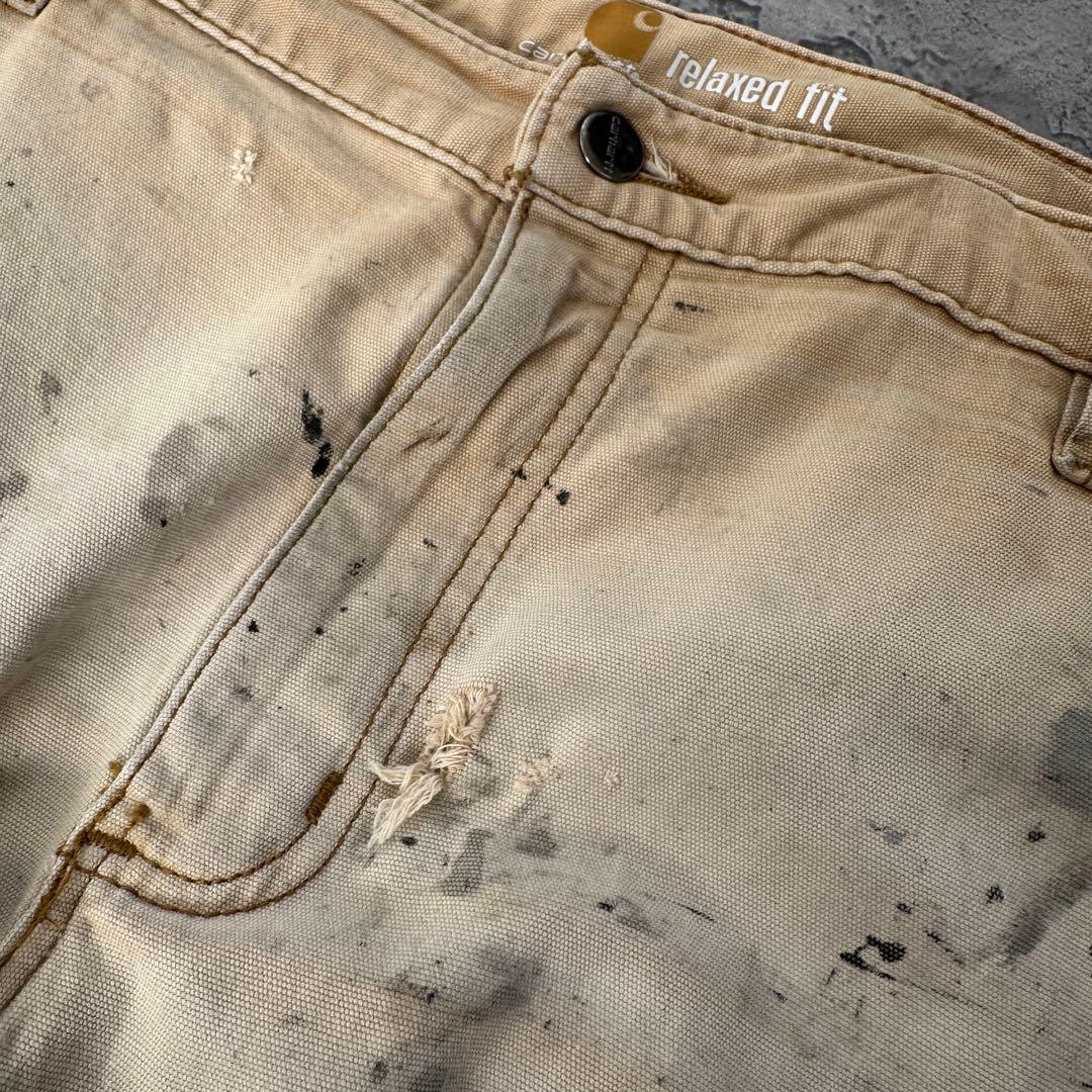 鬼フェード【Carhartt】カーハート（36×30）ダブルニーワークパンツ