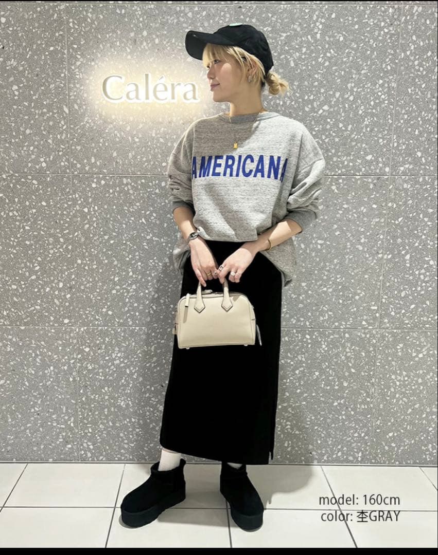 m*g様 AMERICANA×MMN アメリカーナ 別注アイテム 裏毛ロゴスウェ