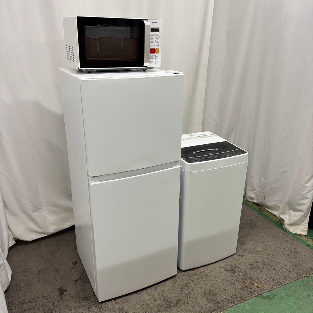 154⭕️冷蔵庫　洗濯機　電子レンジ　安い　一人暮らし　家電セット　設置無料